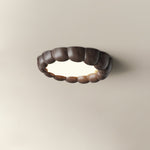 Faux Wood Ripple Ceiling Lamp - Lamp Outdoor