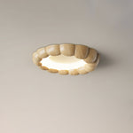 Faux Wood Ripple Ceiling Lamp - Lamp Outdoor