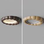 Faux Wood Ripple Ceiling Lamp - Lamp Outdoor