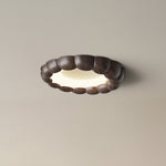 Faux Wood Ripple Ceiling Lamp - Lamp Outdoor