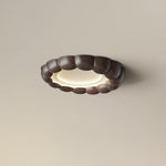Faux Wood Ripple Ceiling Lamp - Lamp Outdoor
