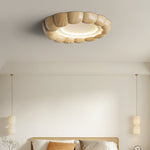 Faux Wood Ripple Ceiling Lamp - Lamp Outdoor