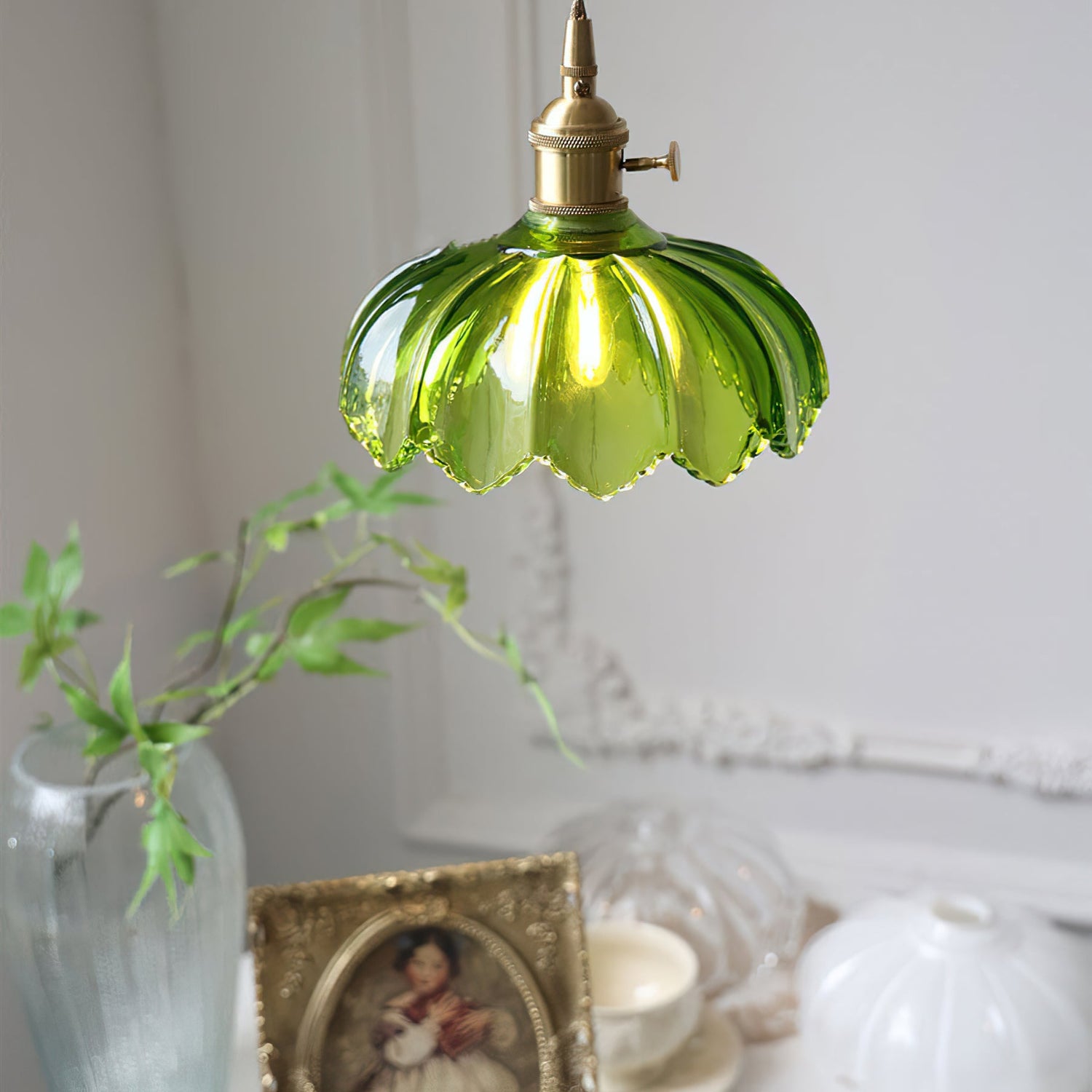 Fay Contemporary Glass Pendant Light