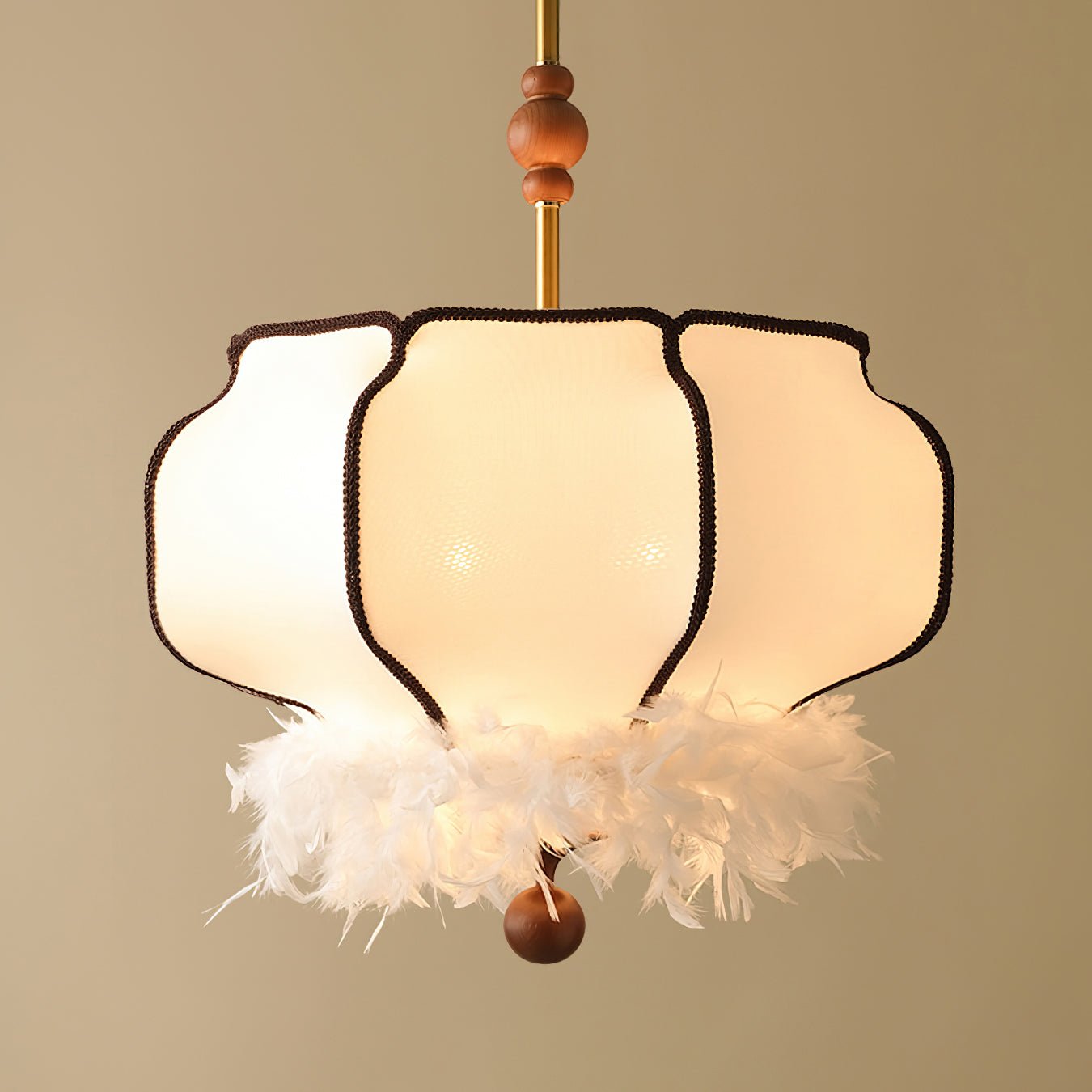 Feathered Lantern Pendant Light - Lamp Outdoor