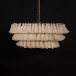 Lustra Chandelier Pink Bohemian Chic - Letslighting