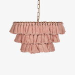 Lustra Chandelier Pink Bohemian Chic - Letslighting