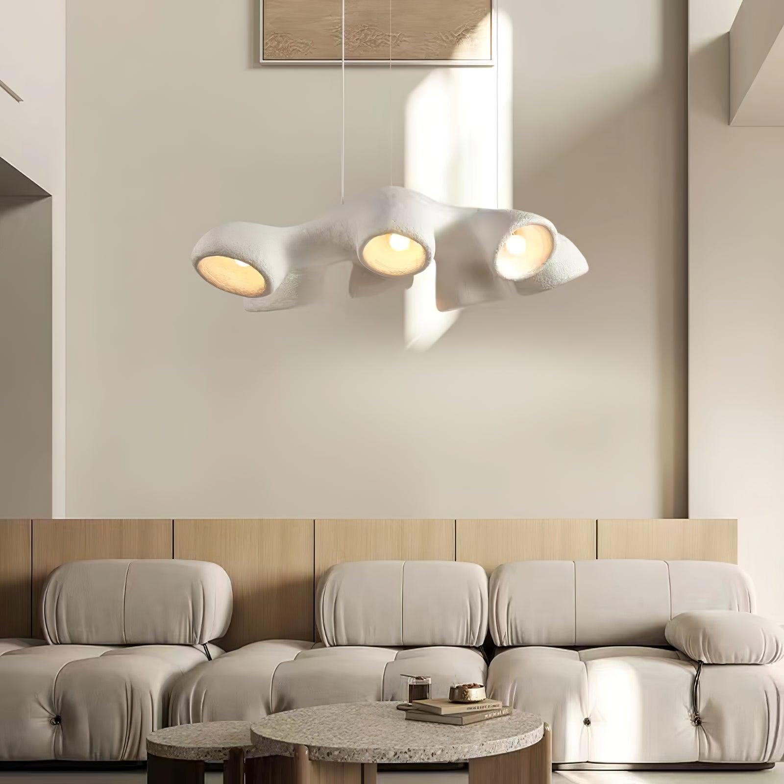 Wave Modern Polystyrene Pendant Light - Lamp Outdoor