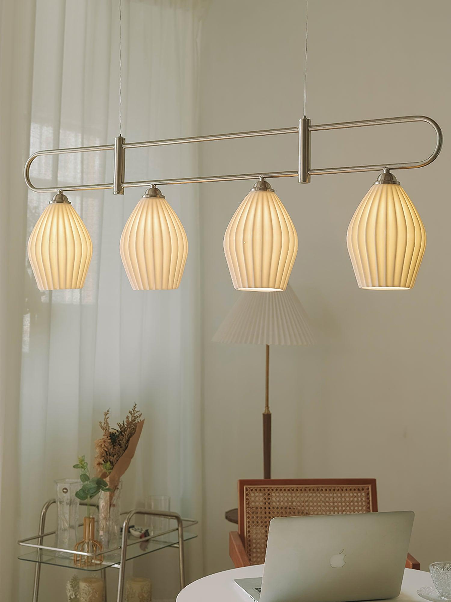 Arlirir Modern Minimalist Art Metal Ceramic Pendant Light - Lamp Outdoor