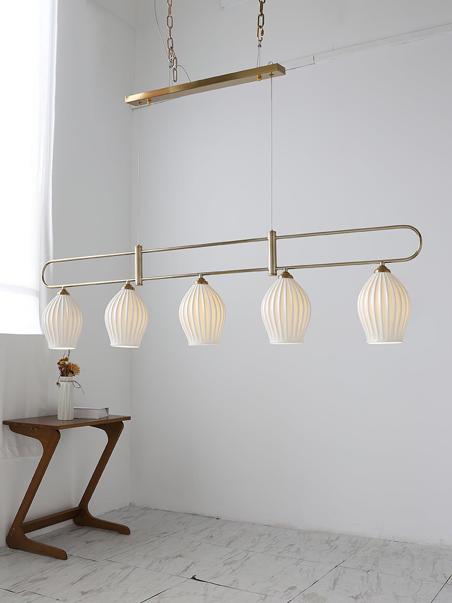Arlirir Modern Minimalist Art Metal Ceramic Pendant Light - Lamp Outdoor
