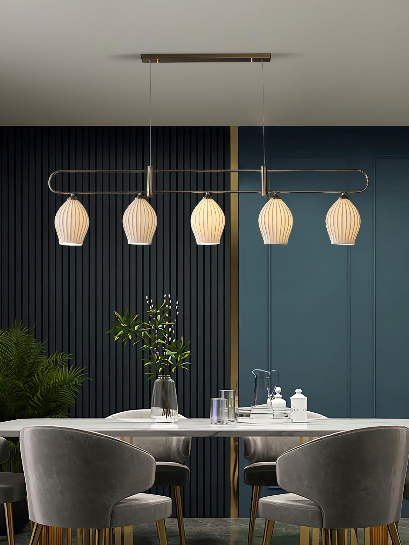 Arlirir Modern Minimalist Art Metal Ceramic Pendant Light - Lamp Outdoor