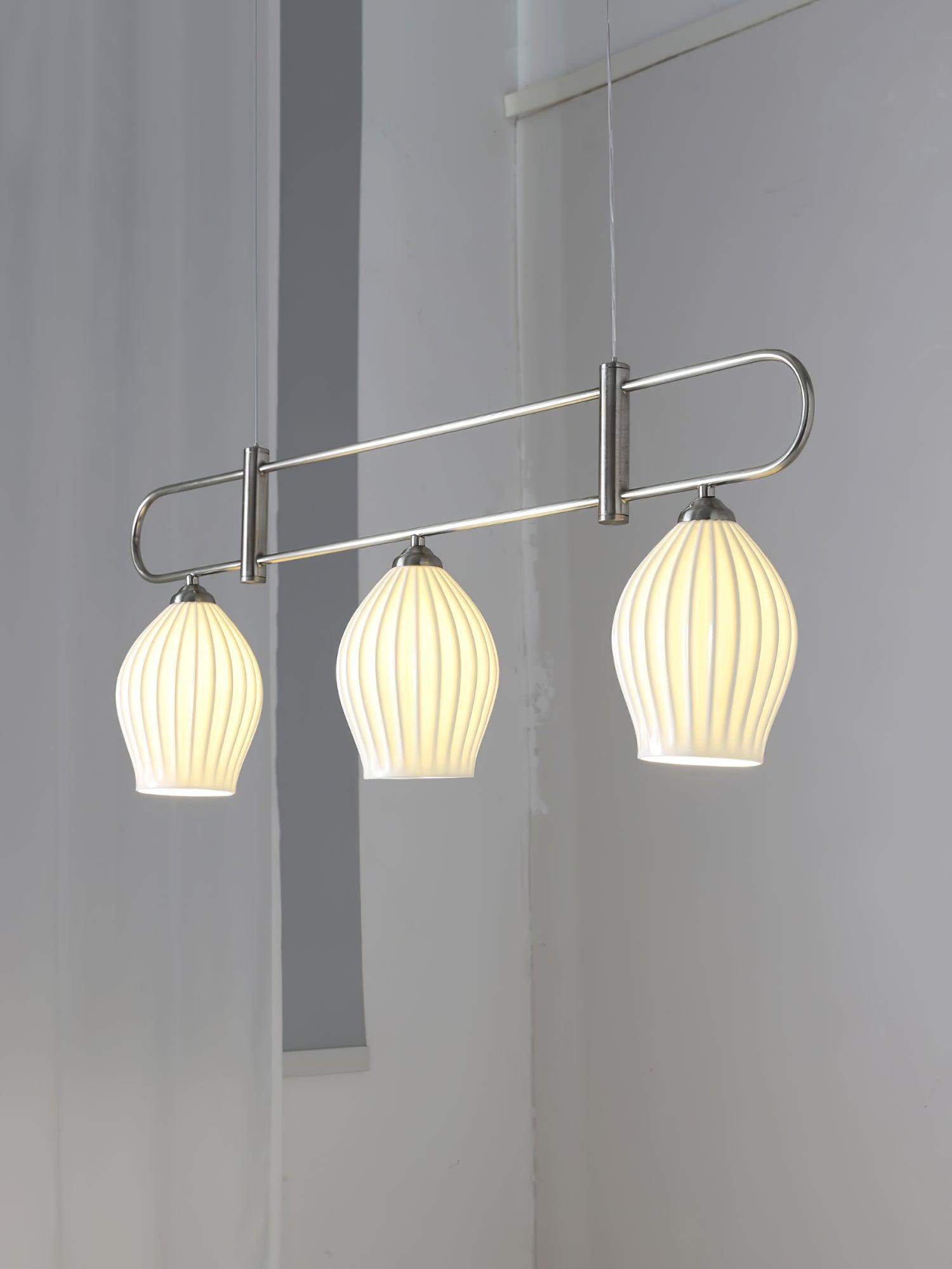 Arlirir Modern Minimalist Art Metal Ceramic Pendant Light - Lamp Outdoor