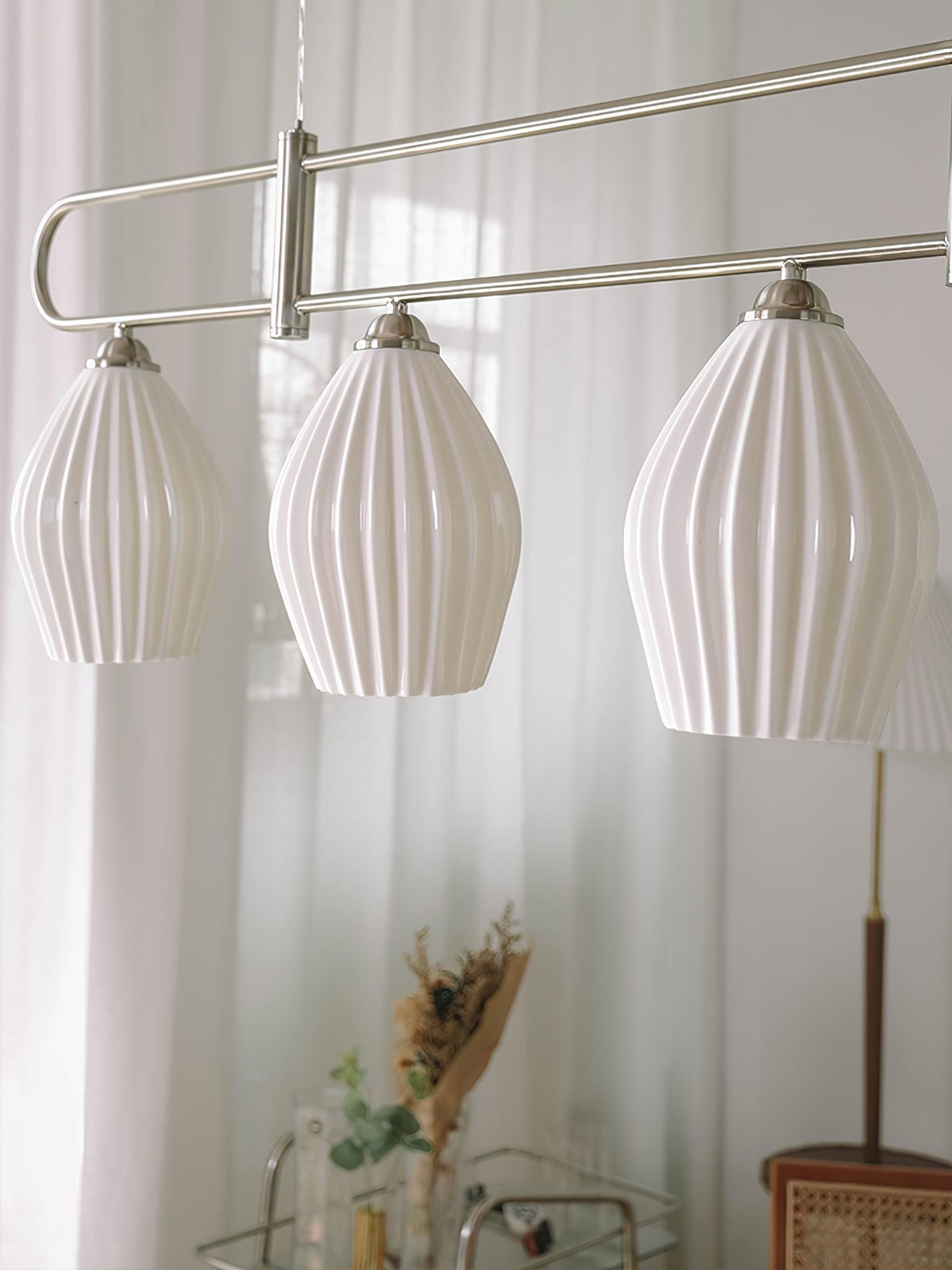 Arlirir Modern Minimalist Art Metal Ceramic Pendant Light - Lamp Outdoor