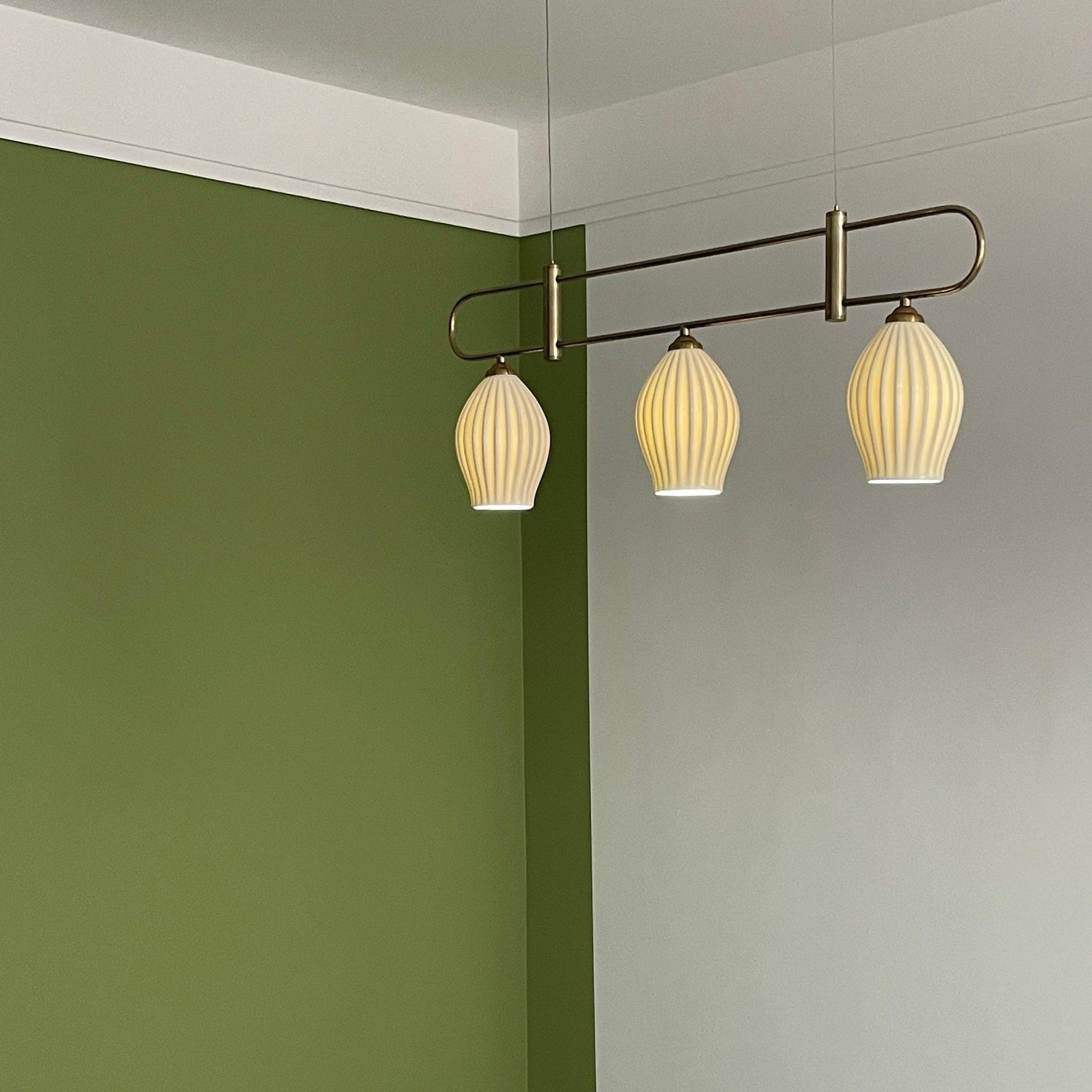 Arlirir Modern Minimalist Art Metal Ceramic Pendant Light - Lamp Outdoor