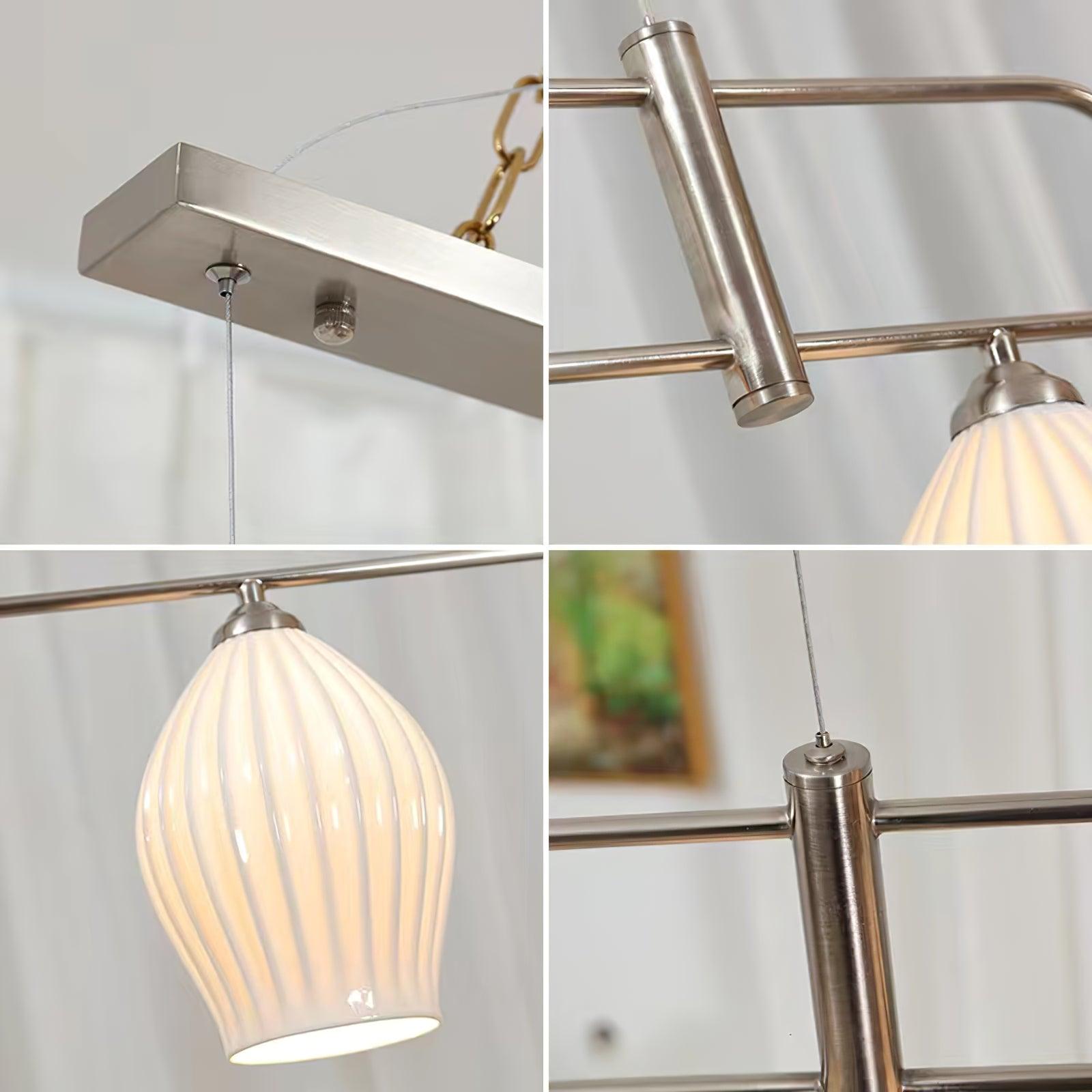 Arlirir Modern Minimalist Art Metal Ceramic Pendant Light - Lamp Outdoor