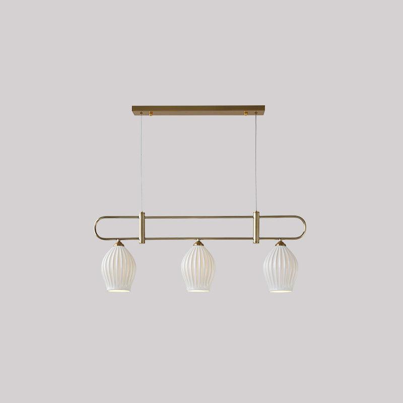 Arlirir Modern Minimalist Art Metal Ceramic Pendant Light - Lamp Outdoor