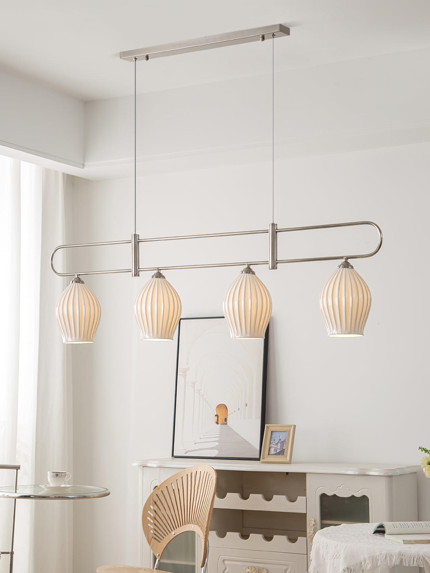Arlirir Modern Minimalist Art Metal Ceramic Pendant Light - Lamp Outdoor