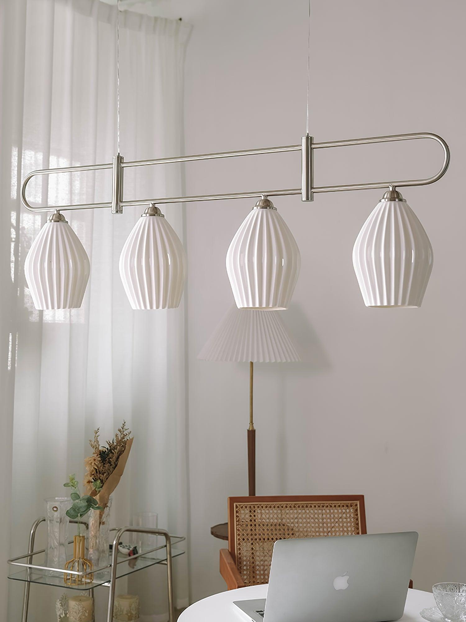 Arlirir Modern Minimalist Art Metal Ceramic Pendant Light - Lamp Outdoor