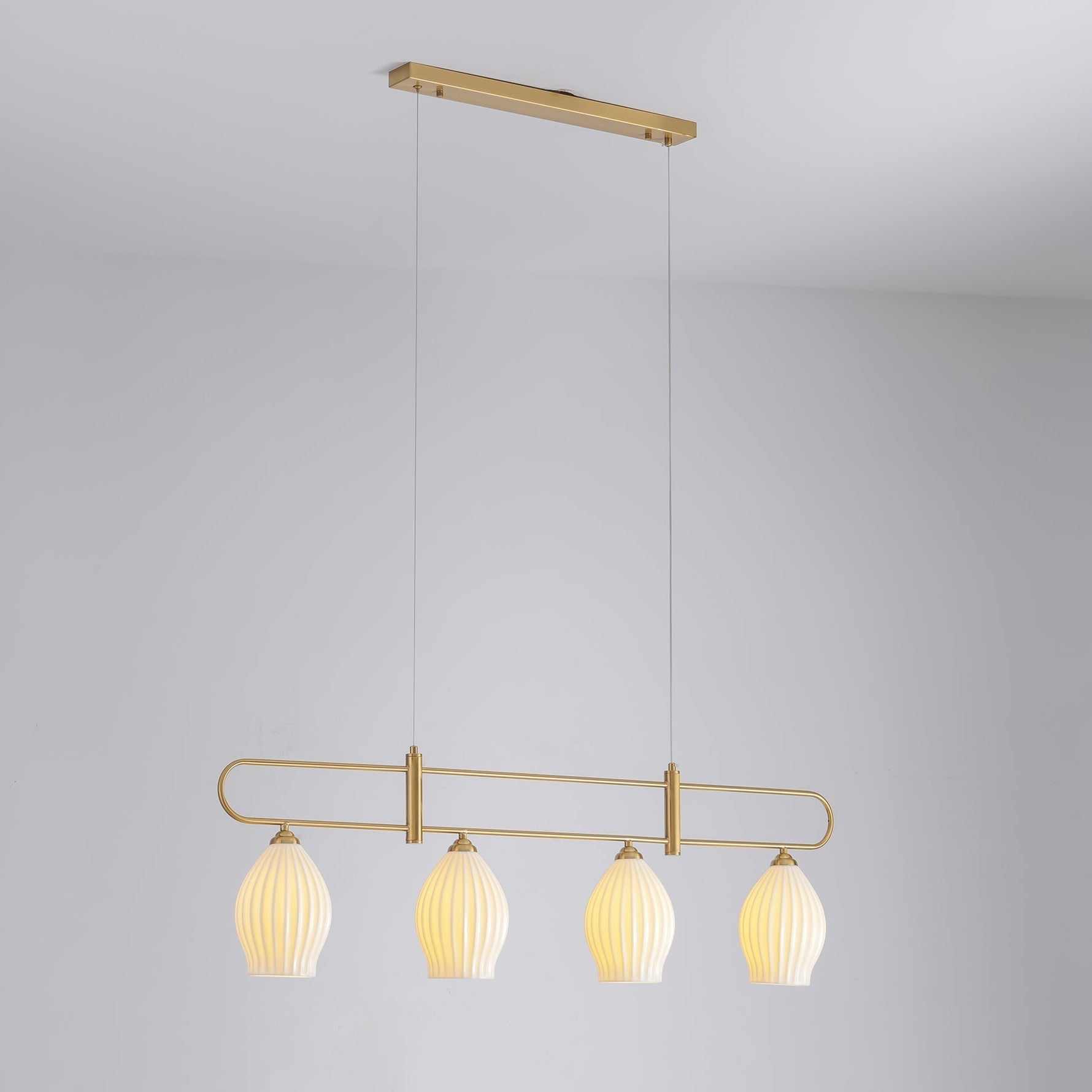 Arlirir Modern Minimalist Art Metal Ceramic Pendant Light - Lamp Outdoor