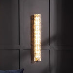 Lumix Brass Glass Glam Wall Lamp - Letslighting