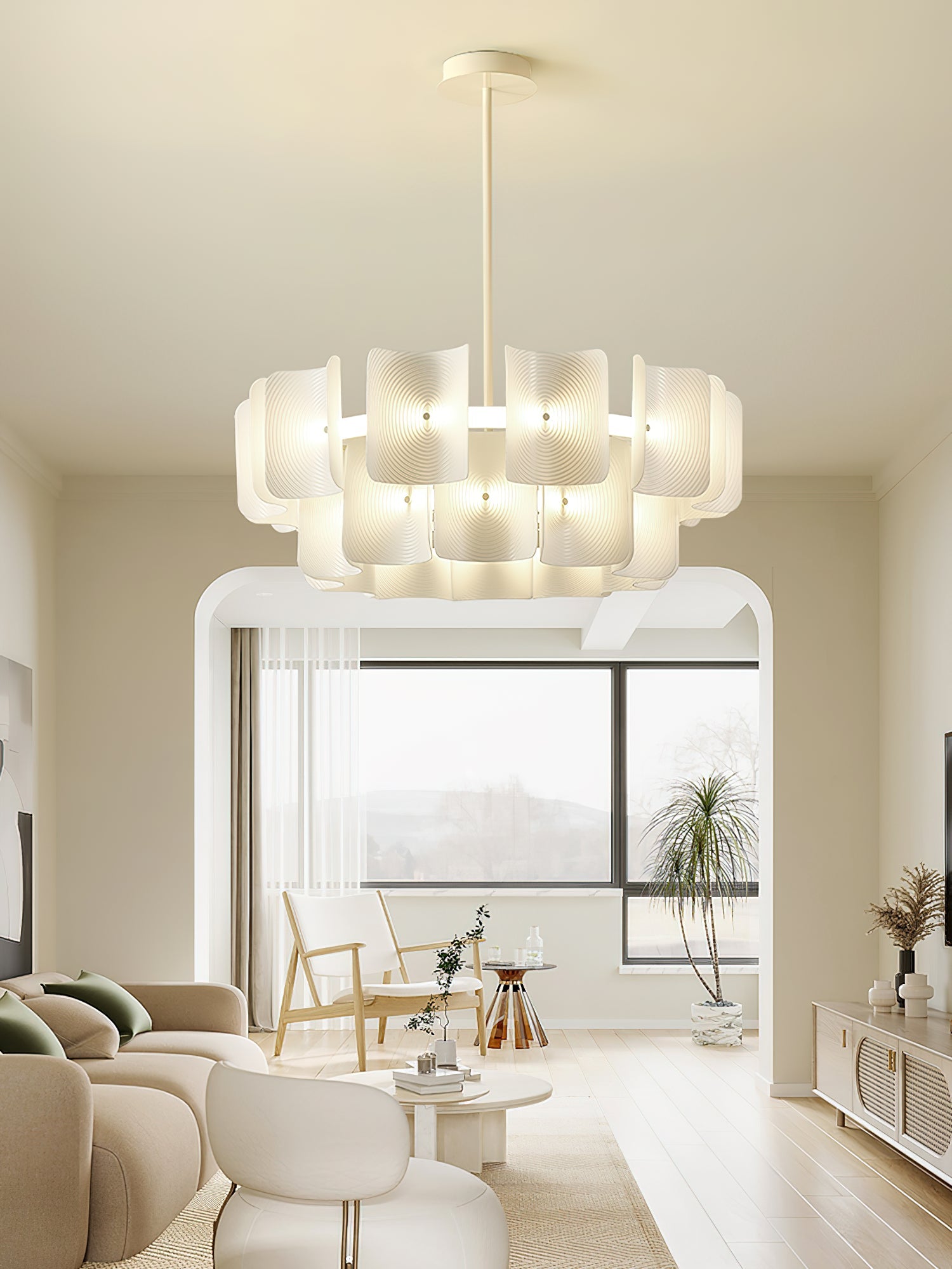 Aurora Chandelier Fingerprint LED - Lamp Outdoor
