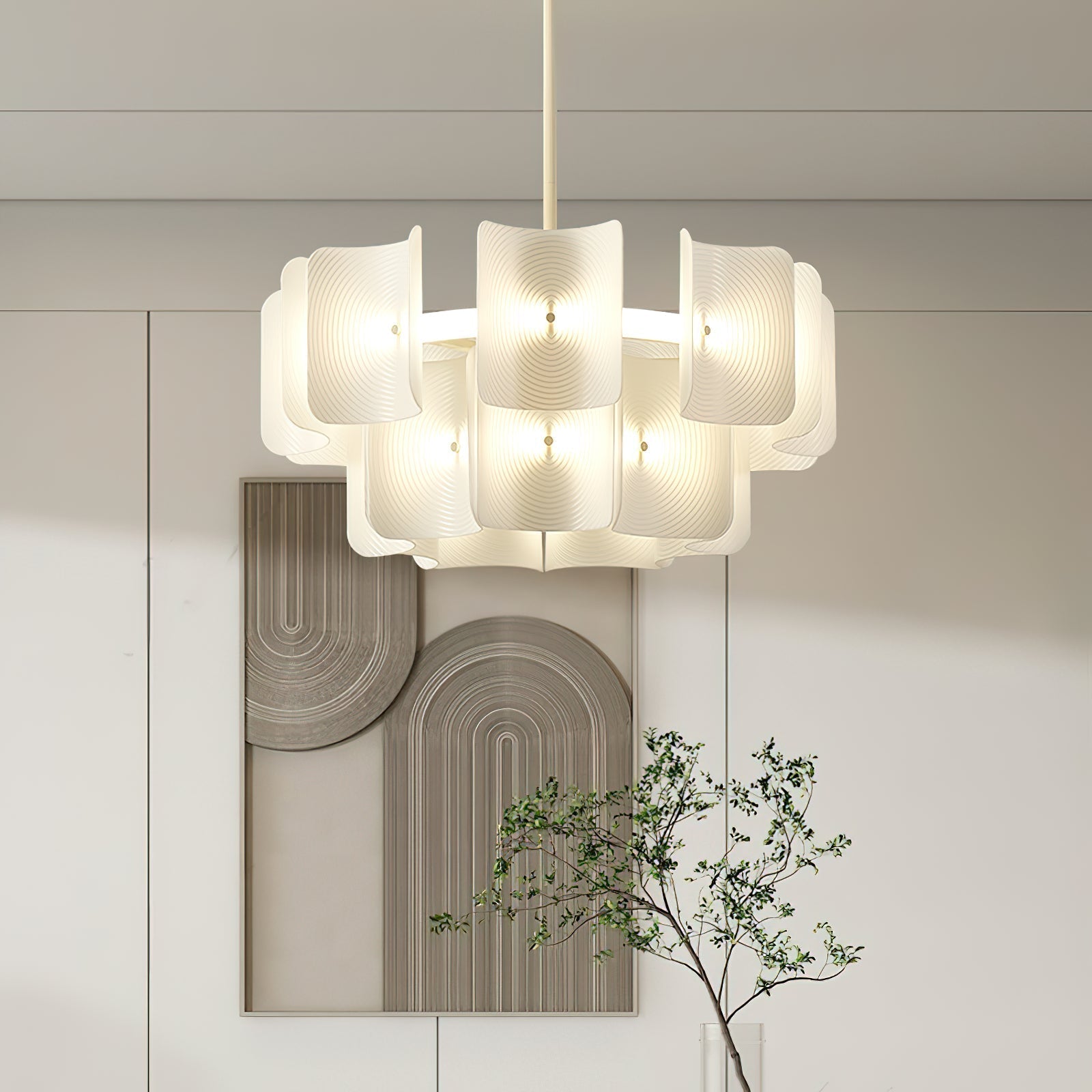 Aurora Chandelier Fingerprint LED - Lamp Outdoor