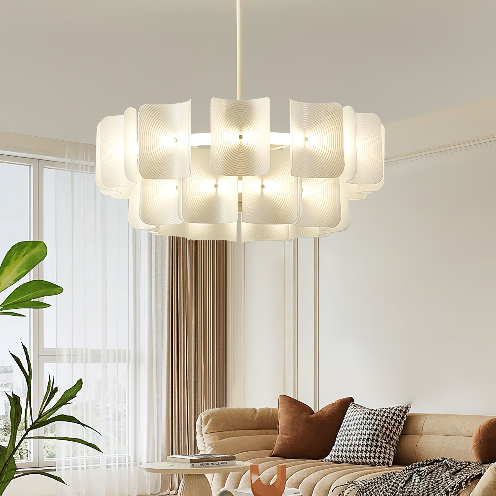 Aurora Chandelier Fingerprint LED - Lamp Outdoor