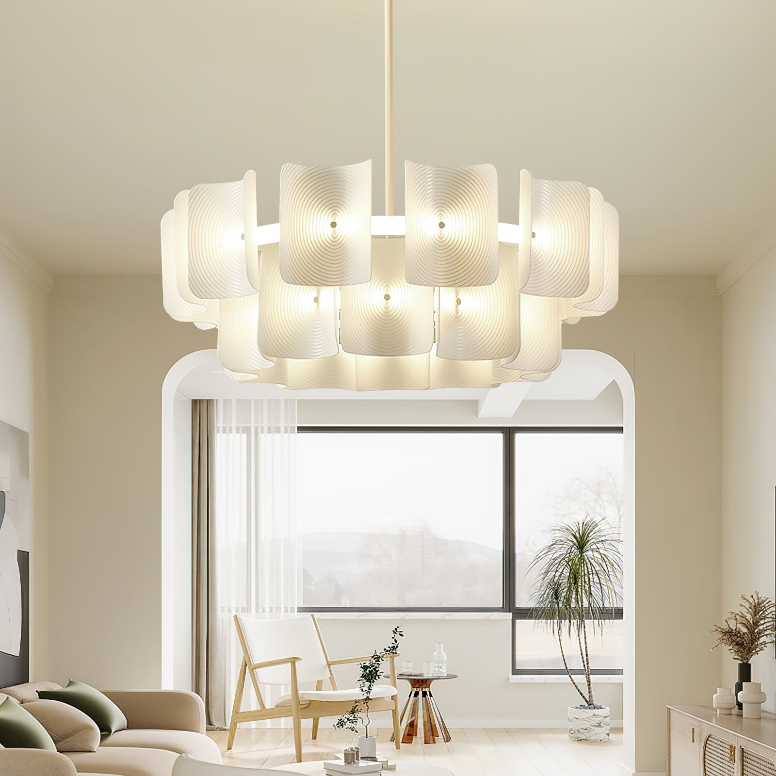 Aurora Chandelier Fingerprint LED - Lamp Outdoor