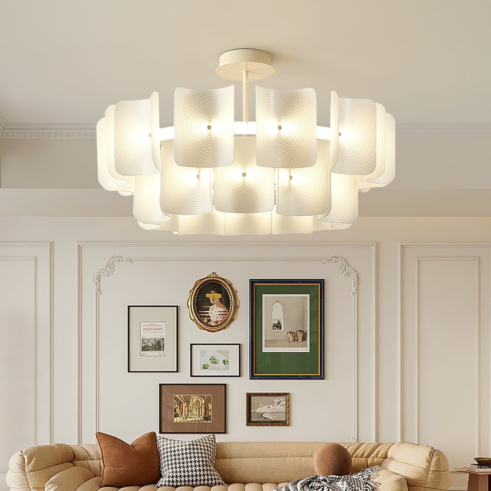 Aurora Chandelier Fingerprint LED - Lamp Outdoor