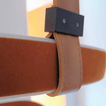 Cesorora Curved Artificial Leather Chandelier - Lamp Outdoor
