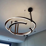 Cesorora Curved Artificial Leather Chandelier - Lamp Outdoor