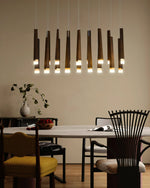 Armarila Firewood Stick Wood Chandelier - Lamp Outdoor