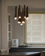 Armarila Firewood Stick Wood Chandelier - Lamp Outdoor