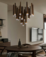 Armarila Firewood Stick Wood Chandelier - Lamp Outdoor