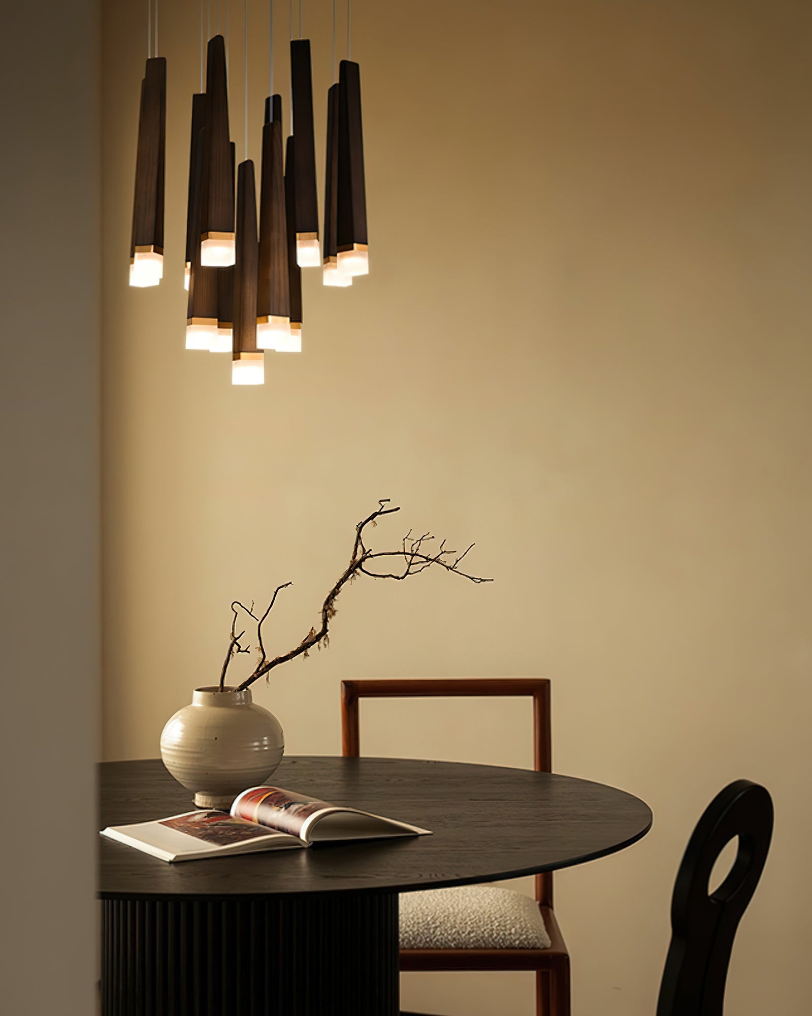 Armarila Firewood Stick Wood Chandelier - Lamp Outdoor
