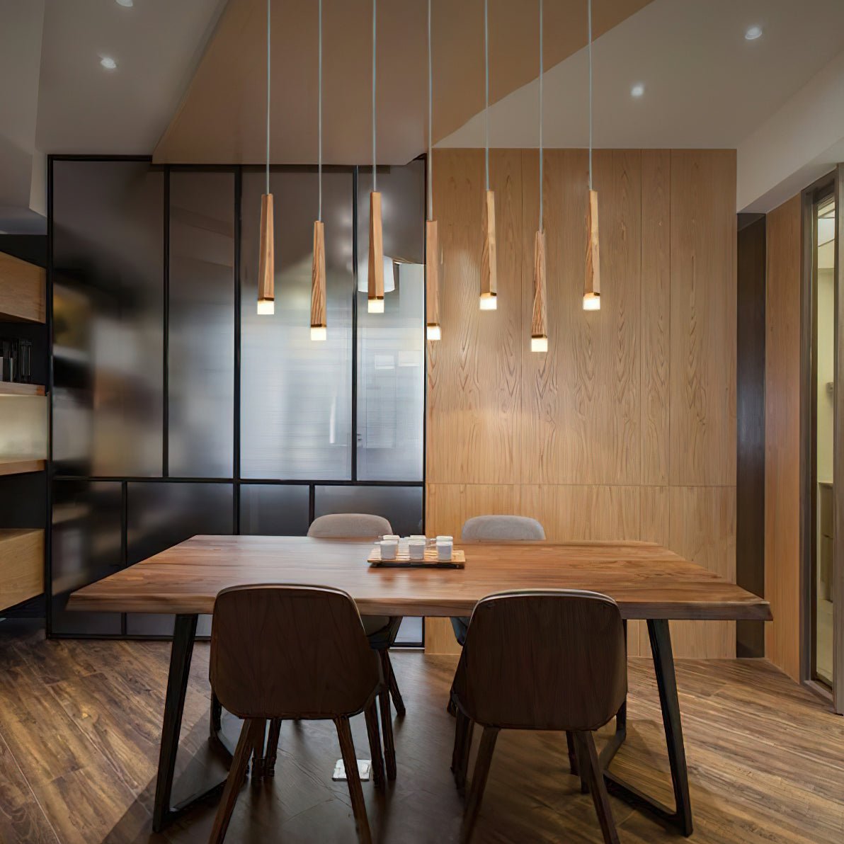 Armarila Firewood Stick Wood Chandelier - Lamp Outdoor
