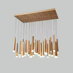 Armarila Firewood Stick Wood Chandelier - Lamp Outdoor