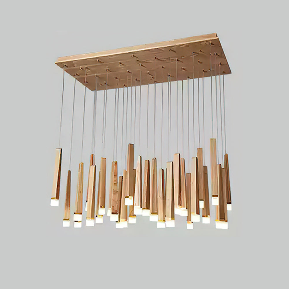 Armarila Firewood Stick Wood Chandelier - Lamp Outdoor