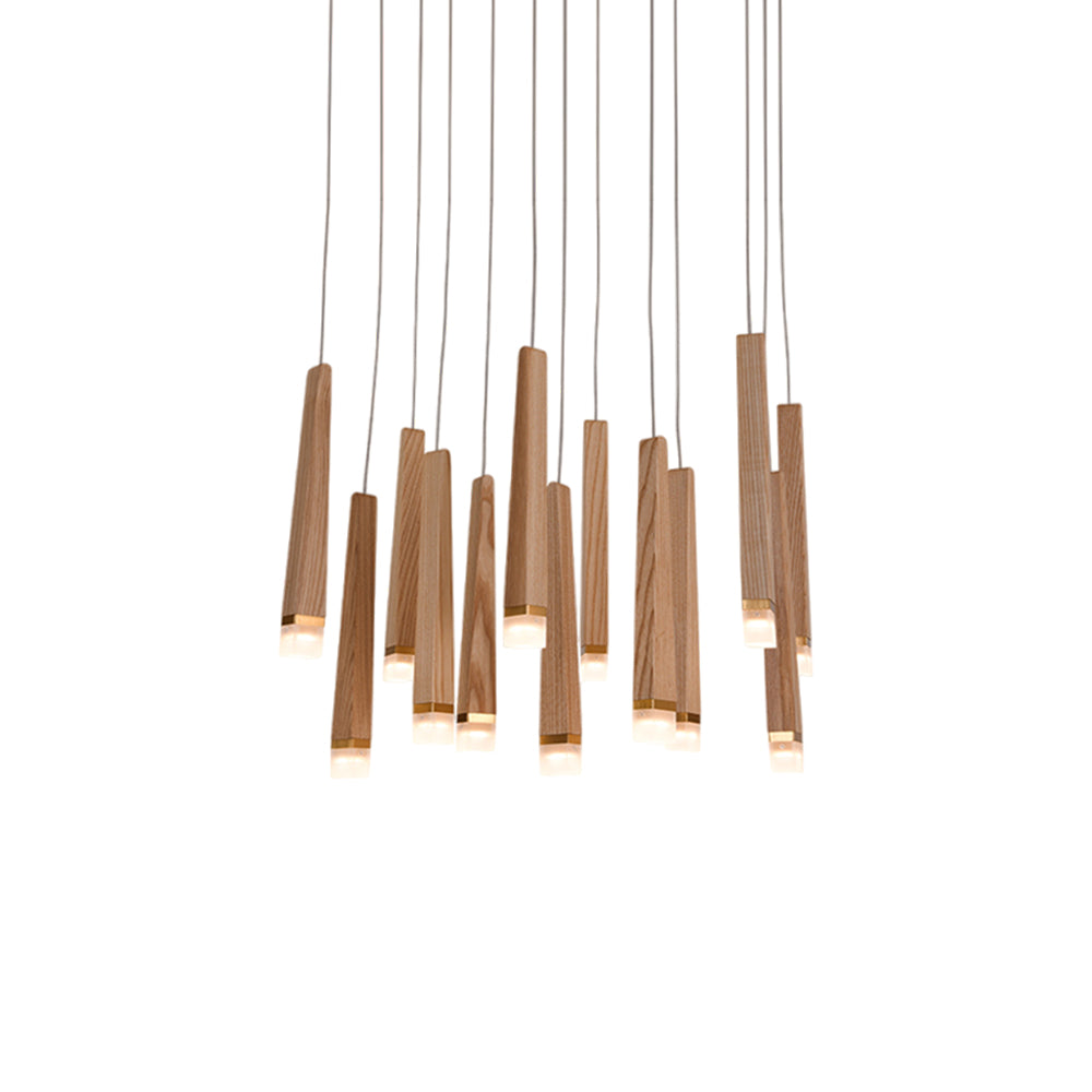 Armarila Firewood Stick Wood Chandelier - Lamp Outdoor