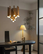 Armarila Firewood Stick Wood Chandelier - Lamp Outdoor