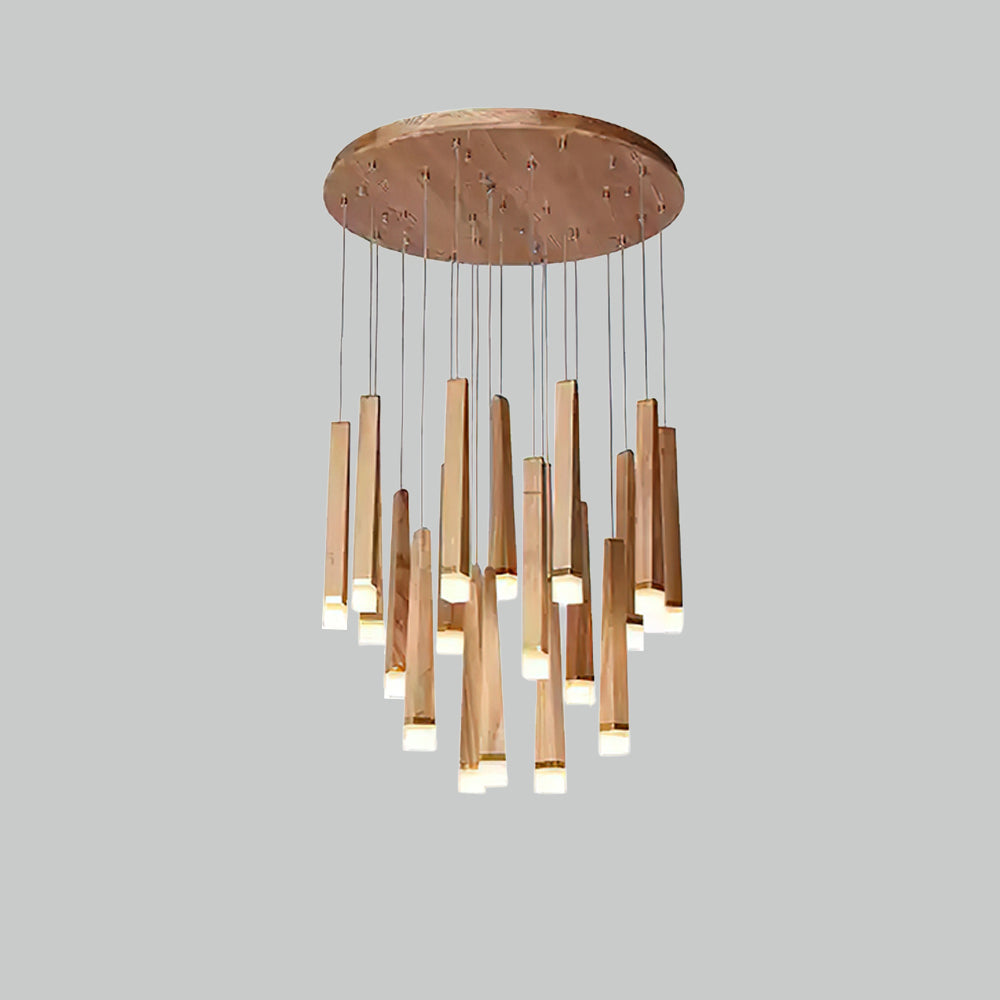 Armarila Firewood Stick Wood Chandelier - Lamp Outdoor