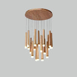 Armarila Firewood Stick Wood Chandelier - Lamp Outdoor