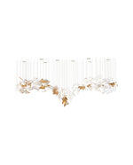 Elmiros Petal Glass Chandelier - Lamp Outdoor