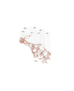 Elmiros Petal Glass Chandelier - Lamp Outdoor