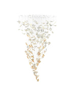 Elmiros Petal Glass Chandelier - Lamp Outdoor