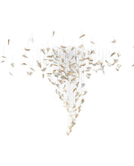Elmiros Petal Glass Chandelier - Lamp Outdoor