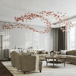 Elmiros Petal Glass Chandelier - Lamp Outdoor