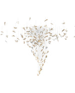 Elmiros Petal Glass Chandelier - Lamp Outdoor