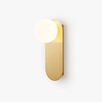 Flat Base Globe Sconce - Lamp Outdoor