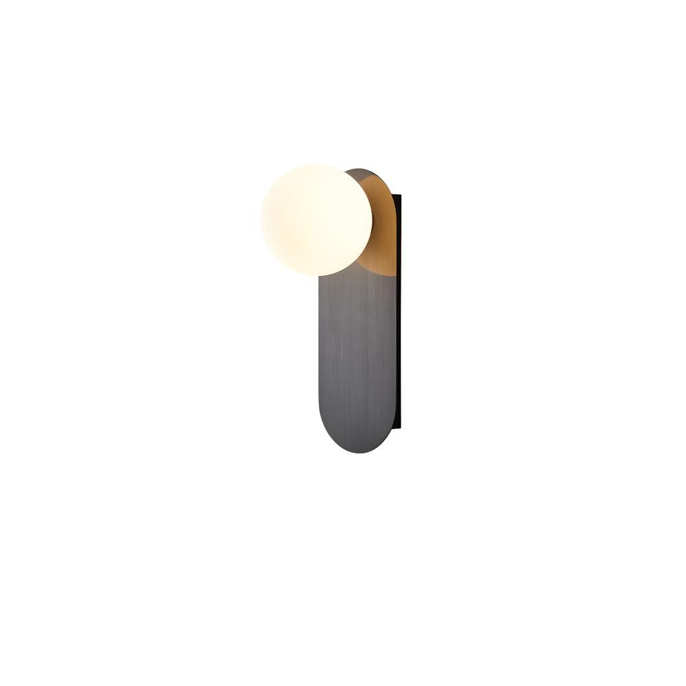 Flat Base Globe Sconce - Lamp Outdoor