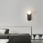 Flat Base Globe Sconce - Lamp Outdoor